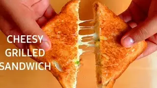grilled cheese sandwich in microwave oven