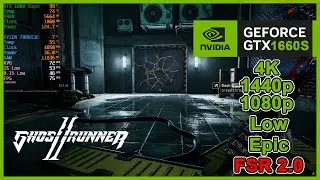 Ghostrunner 2 | GTX 1660 Super | 4K, 1440p, 1080p PC Performance & FPS Test (FREE ON EPIC STORE)