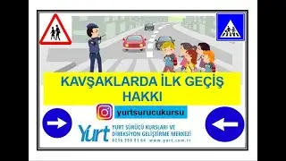 TRAFİK VE ÇEVRE BİLGİSİ 12.KONU-KAVŞAKLARDA İLK GEÇİŞ HAKKI KURALLARI