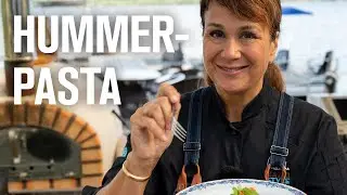Linguine all’Aragosta - Hummerpasta toppad med forellrom