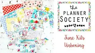 The Planner Society | June Kits Unboxing