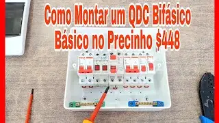 COMO MONTAR UM QDC BIFÁSICO BARATO. Pra uma residência simples. $448
