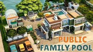 Общественный бассейн Симс 4 🐳 Public pool The Sims 4 | Строительство | NO CC