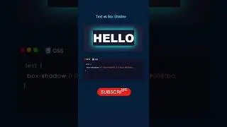 Text vs box shadow 