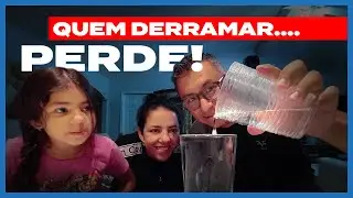 Desafio do copo d'água - quem derramar, perde!