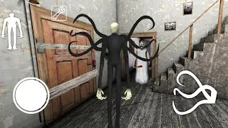 Granny v1.8 - Playing as Slender Man in Granny House | Car Escape Full Gameplay