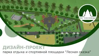Проект благоустройства территории ТОС Сосновцы - парк и спортивная площадка