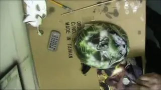 Рисую лису на шлеме. Давно это было.