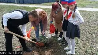 в Саргазах открыли Аллею памяти