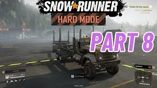 Snowrunner Hard mode PS5 4k Playthrough Part 8