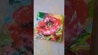 моя новая миниатюра маслом 15*15