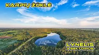 Karpių žvejyba. Lynelio ežeras - 3 sektorius. (Carp Fishing @ Lynelis lake)