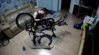 [배투버] 버디자전거-셀프 타이어 교체 영상 / Birdy Bike - Change a Tire / Gopro Quick