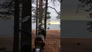 на мопеде в Карелии #enduro_garage #moto  #скутер #карелия
