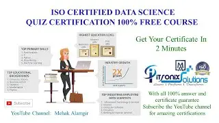 Data Science I Free Online Quiz with Certificate on Data Science