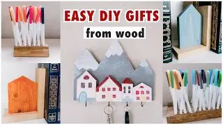 Easy woodworking projects for gifts | DIY gifts from wood | If Only April