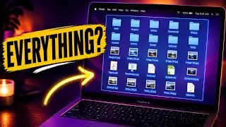 How to SELECT ALL files on Mac! Select all folders, files, images, etc at once! 