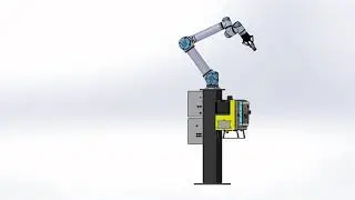 UR Robot Stand With Enclosures