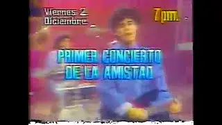(Correción de color y sonido) El Primer Concierto de la Amistad Dic 1988 + Spot Canal 9