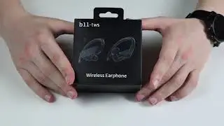 Распаковка спортивных блютуз наушников TWS B11