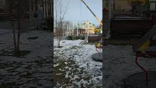Строители что-то строят