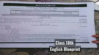 Important English Blueprint 