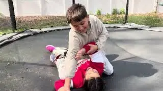 Brother Vs Sister Grappling 👊