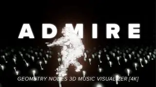 Admire - Where’s LuLu? | AUDIO VISUALIZER 4K MUSIC VIDEO | ABSTRACT BLENDER GEOMETRY NODES ANIMATION