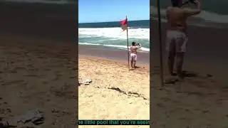 The giant waves.