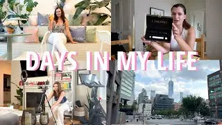 NYC VLOG 🧖🏻‍♀️🎥 pre-trip glow up, mystery brand event, filming process & more