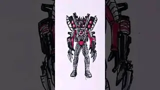 stickman to titan speakerman Upgraded speed drawing #shorts #drawing #skibiditoilet