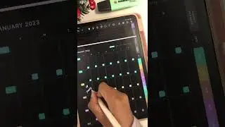 Dark theme colourful planner Available on iOS and Android!