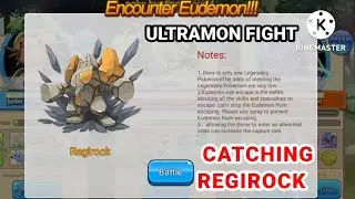 CATCHING LEGENDARY POKEMON REGIROCK IN ULTRAMON FIGHT #SG_SPARKING #gaming