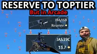 THE ENTIRE SWEDEN FIGHTER LINE EXPERIENCE BUT IN ARCADE (reserve to toptier)