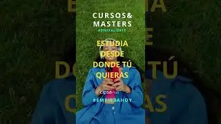 💙 Estudia desde donde tú quieras, fórmate como un crack, Cursos & Masters CIPSA #empiezahoy