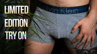 Limited Edition Calvin Klein Men's Underwear Try On Haul