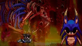 Sonic.EXE One More Time Repixeled 2nd Playthrough With Secret Level
