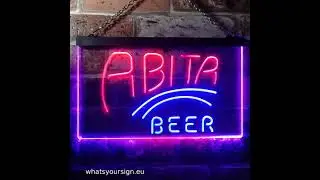 Abita Beer Banner 1 LED Neon Sign