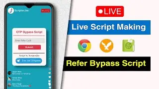 How to make Refer Bypass Script|| Live Scripting tutorial || ScripterJee