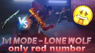 lone wolf 😈 only red 👹number Rocky Bhai yt #garenafreefire