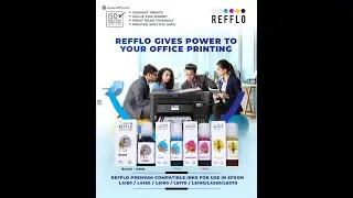 REFFLO Premium 001 Compatible Ink For Epson Eco Tank Printers CMYK Set | Refflo Products Inc.