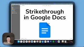 How to Strikethrough in Google Docs
