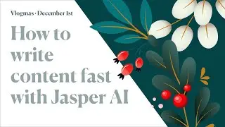 How to write content fast using Jasper AI