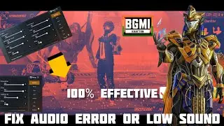HOW TO FIX LOW SOUND PROBLEM IN BGMI | FOX BGMI MIC GLITCH PROBLEM