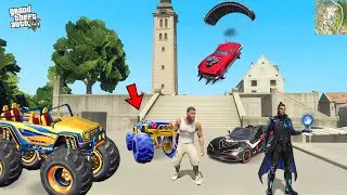 Franklin Robbing Free Fire Cars For Red Criminal in GTA 5 !