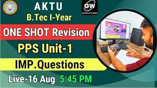PPS UNIT-1 ONE SHOT REVISION I by Pragya Ma'am I Gateway Classes I Programming Solving for Problems