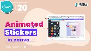 How To Create Animated Stickers : Design in Canva 😍