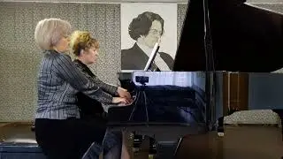 С. Терханов "Вальс - видение"/ Фортепианный дуэт Ирина Туркова и Елена Ковалева