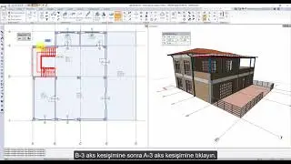 ideCAD Mimari | Radye temel oluşturun - ideCAD Yapı Bilgi Modellemesi