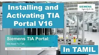 Installing TIA Portal V16 in Tamil